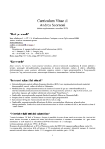 Curriculum Vitae - Università degli Studi di Perugia