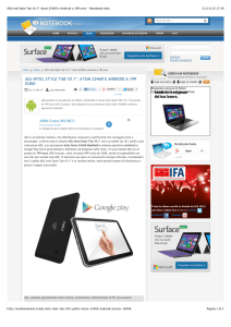 ADJ Intel Style Tab 10.1": Atom Z2460 e Android a 199 euro