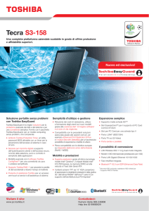 Tecra S3-158 - Toshiba Europe