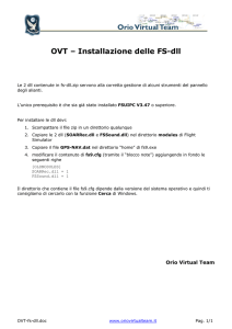 OVT – Installazione delle FS-dll
