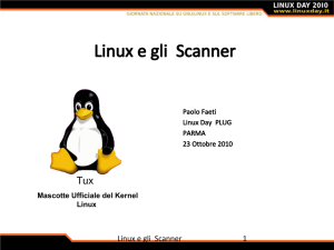 Linux e gli scanner (Paolo Faeti)