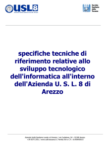 Carta intestata - Azienda Usl 8 Arezzo