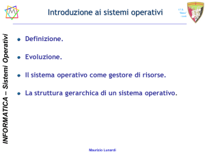 Introduzione ai sistemi operativi