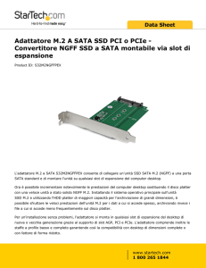 Adattatore M.2 A SATA SSD PCI o PCIe