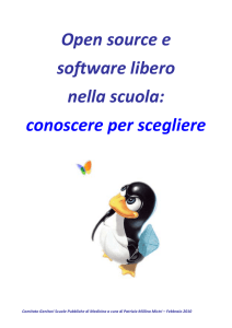 Open source e software libero nella scuola
