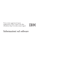 Informazioni sul software
