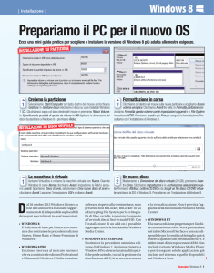 Guida all`installazione du Windows 8