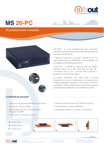Scheda Dati MS 20-PC
