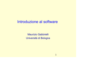 Introduzione al software