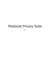 Mostonet Privacy Suite v3.11