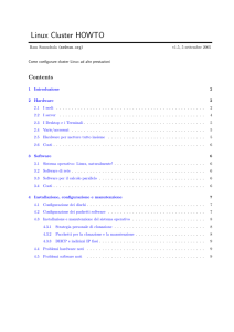 Linux Cluster HOWTO