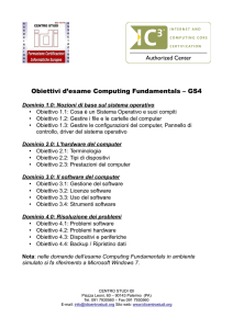 Computing Fundamentals - Associazione Centro Studi IDI