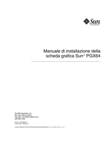 Sun PGX64 Graphics Card Installation Guide - it