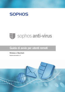 Sophos Anti-Virus - Guida di avvio per utenti remoti