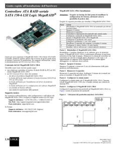 Controllore ATA RAID seriale SATA 150-6 LSI Logic