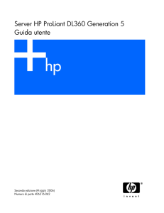 Server HP ProLiant DL360 Generation 5