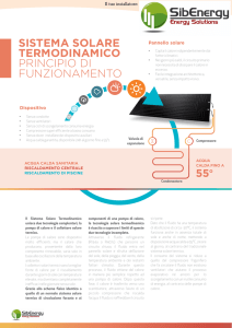 sistema solare termodinamico principio di funzionamento