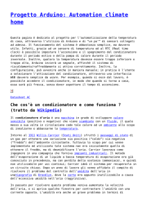 Progetto Arduino: Automation climate home