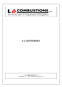 la geotermia - lacombustione.it