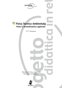 Fisica Tecnica Ambientale - vol I : Termodinamica applicata