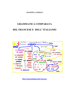 grammatica comparata del francese e dell