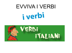 EVVIVA I VERBI - ISTITUTO COMPRENSIVO CERTALDO