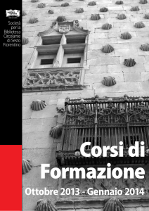 brochure dei corsi - Società per la Biblioteca Circolante