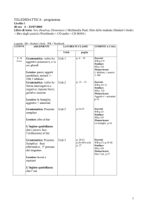 livello base - Corsi di Laurea a Distanza