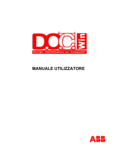 MANUALE UTILIZZATORE