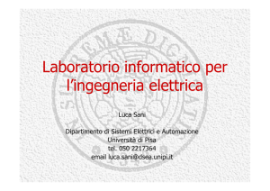 to get the file - Dipartimento di Sistemi Elettrici e Automazione