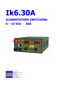 ALIMENTATORE SWITCHING 6 – 14 VCC 30A