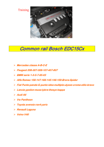 Common rail Bosch EDC15Cx