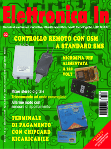 controllo remoto con gsm a standard sms