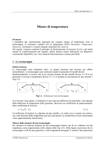 Misure di temperatura