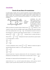 Teoria di una linea di trasmissione