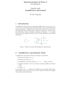 Esperimentazioni di Fisica 3 AA 2010