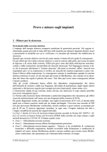 Prove e misure sugli impianti - Ingegneria elettrica ed elettronica