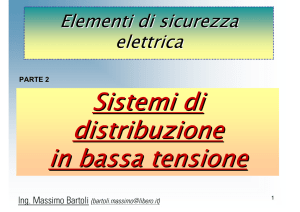 Elementi di sicurezza elettrica