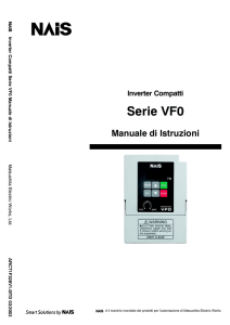 Inverter Compatti Serie VF0 Manuale di Istruzioni
