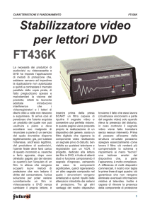 Stabilizzatore video per lettori DVD FT436K