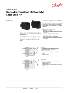 Unità di accensione elettroniche Serie EBI4 HP