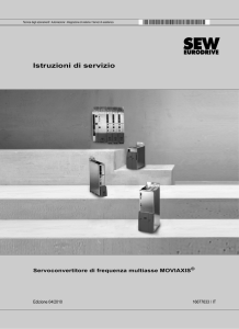 MOVIAXIS® Multi-Axis Servo Inverter / Istruzioni di servizio / 2010-04