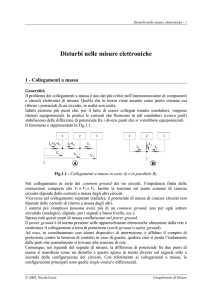 Disturbi nelle misure elettroniche