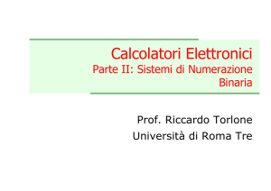 Calcolatori Elettronici - Riccardo Torlone
