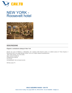 NEW YORK - Roosevelt hotel