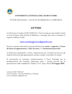 AVVISO - Università Cattolica del Sacro Cuore
