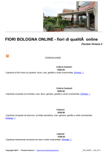 FIORI BOLOGNA ONLINE - fiori di qualitÃ€ online