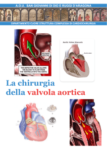 La chirurgia della valvola aortica