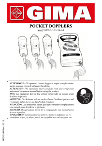pocket dopplers - Giber Medicali