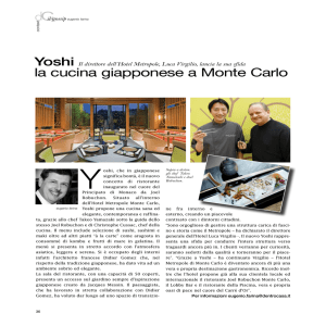 Yoshi la cucina giapponese a Monte Carlo